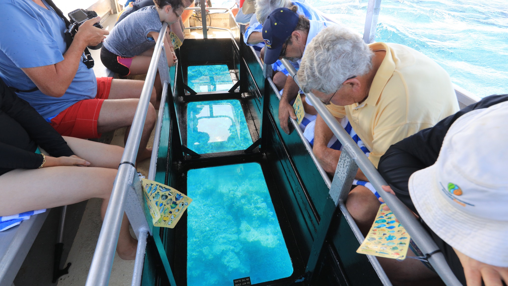 Picture of glass bottom boat