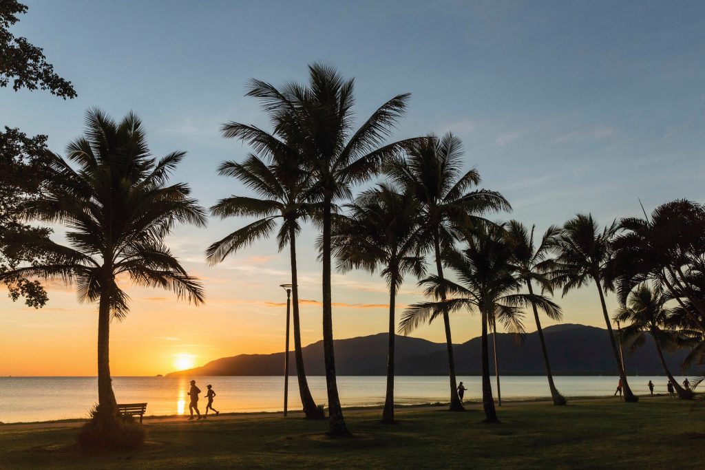 Running at Cairns Esplanade