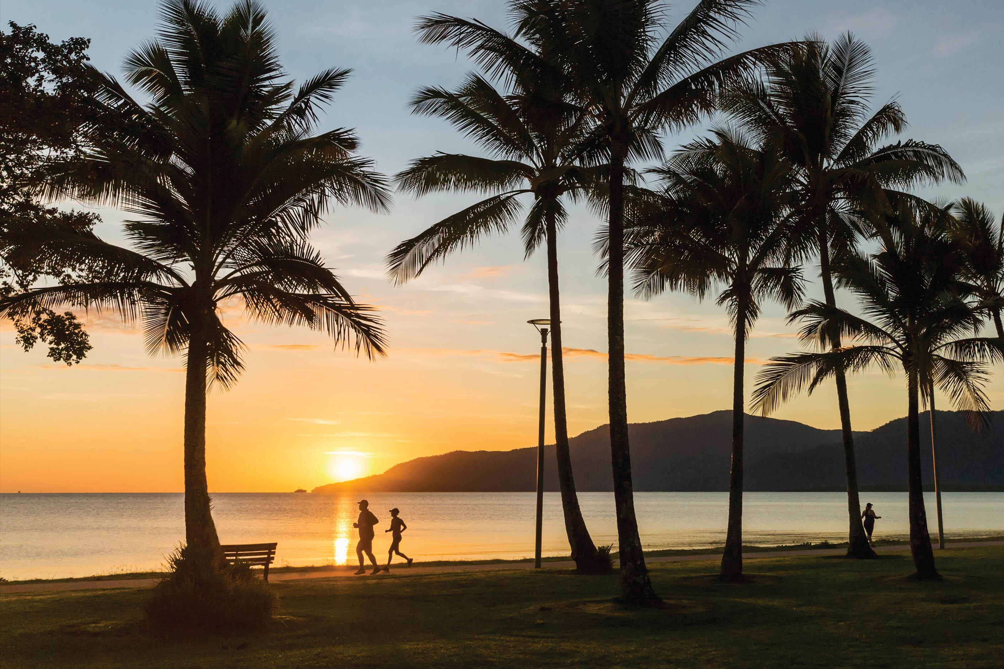 Running at Cairns Esplanade