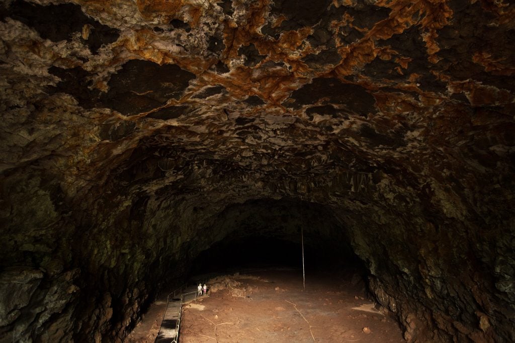 lava tube cave at undara volcanic national park
