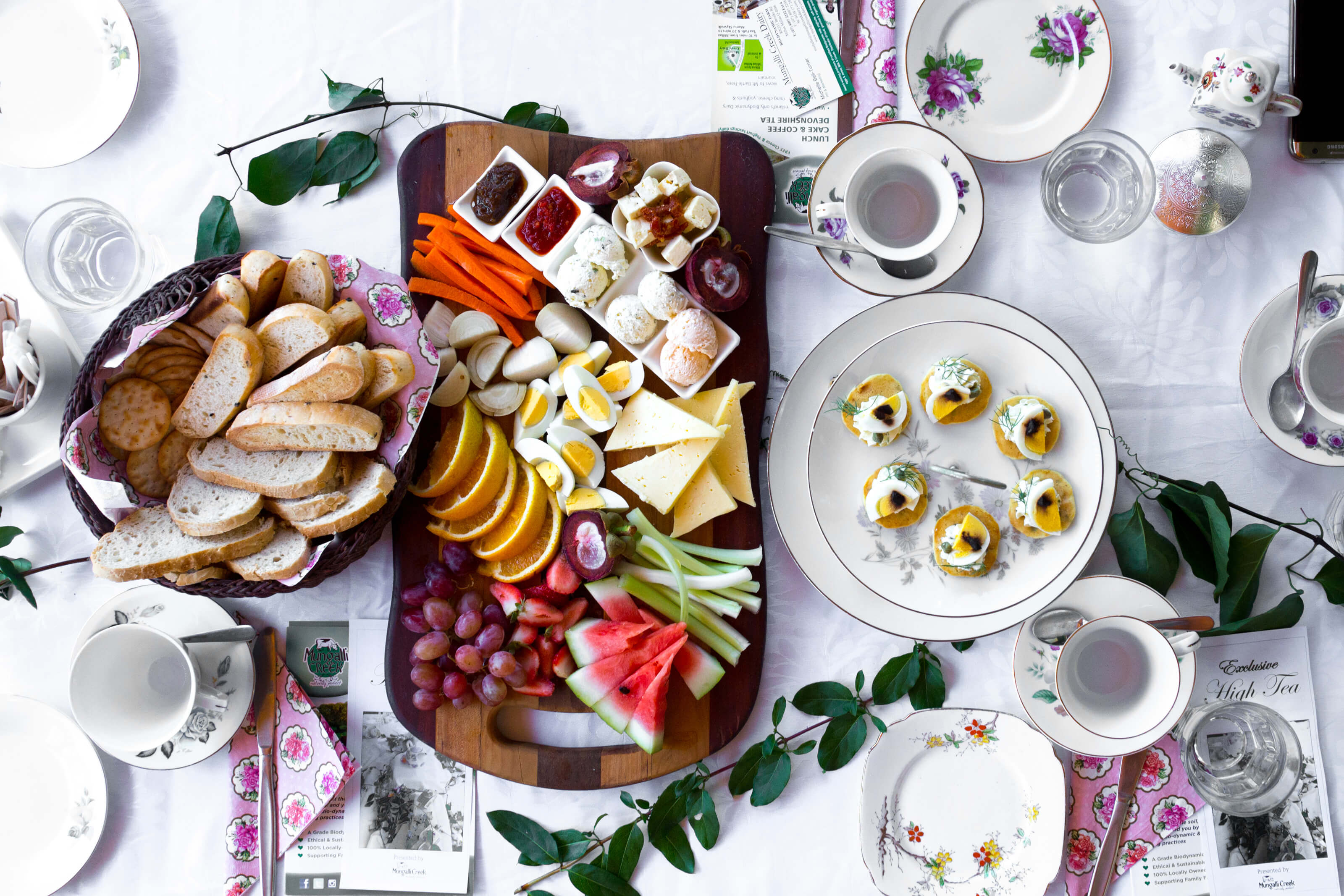 Mungalli Creek Dairy Cheese and Fruit Platter