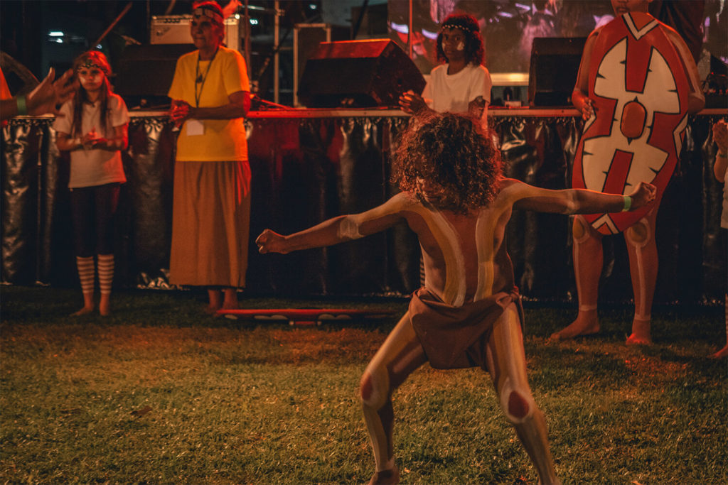 Aboriginal dancers at Cairns Indigenous Art Fair CIAF