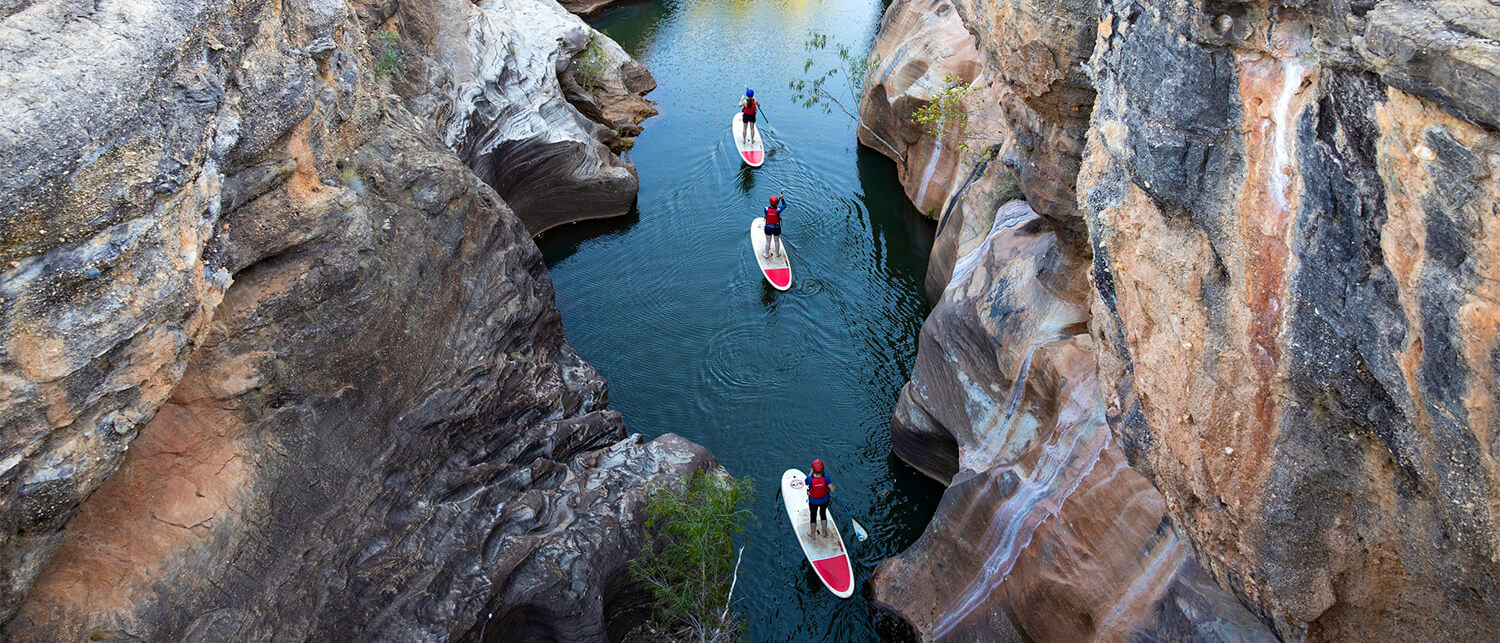 Cobbold Gorge stand up paddle SUP