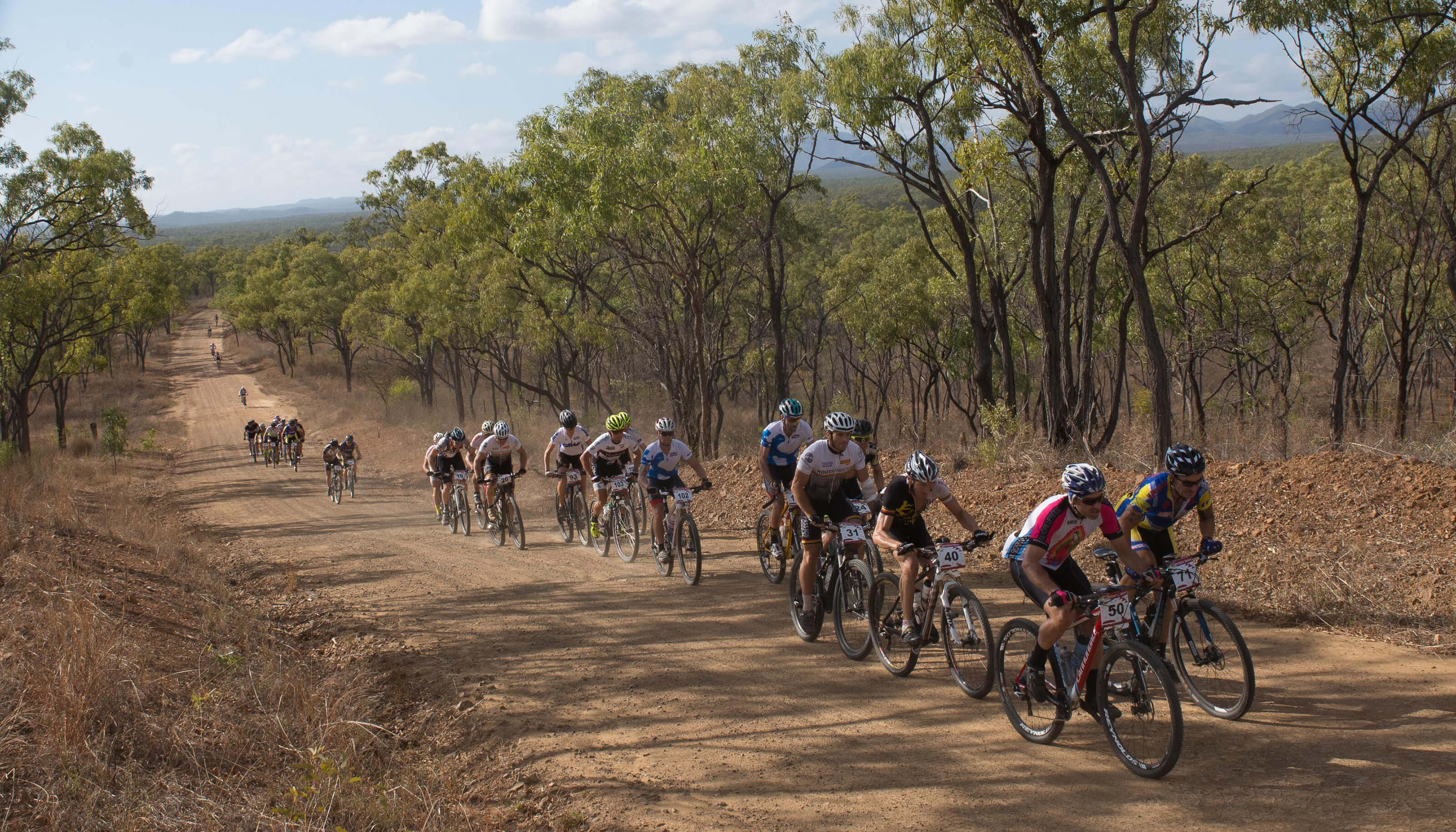 Riders competing for the Crocodile Trophy