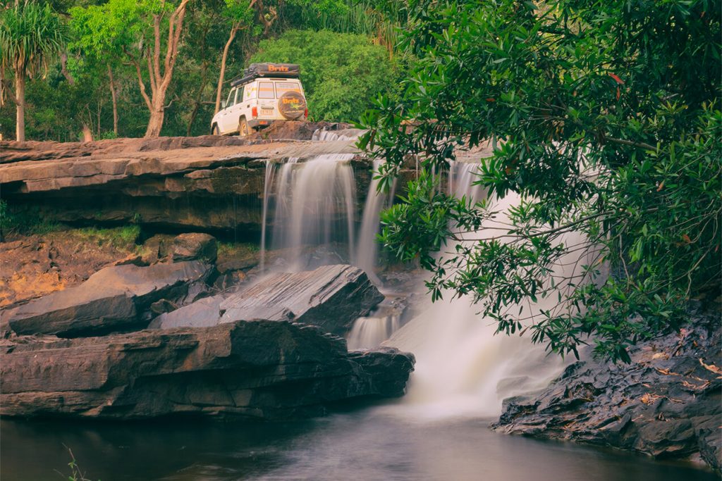 4WD at Isabelle Falls Cape York