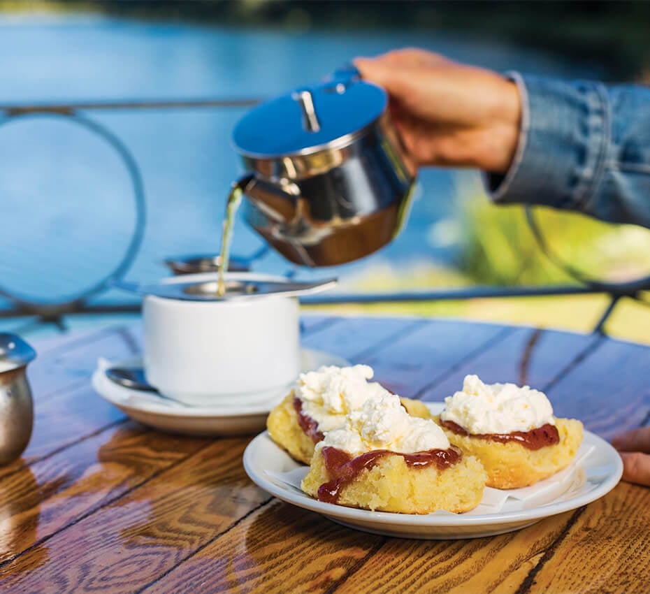 Lake Barrine Devonshire Tea cafe Atherton Tablelands