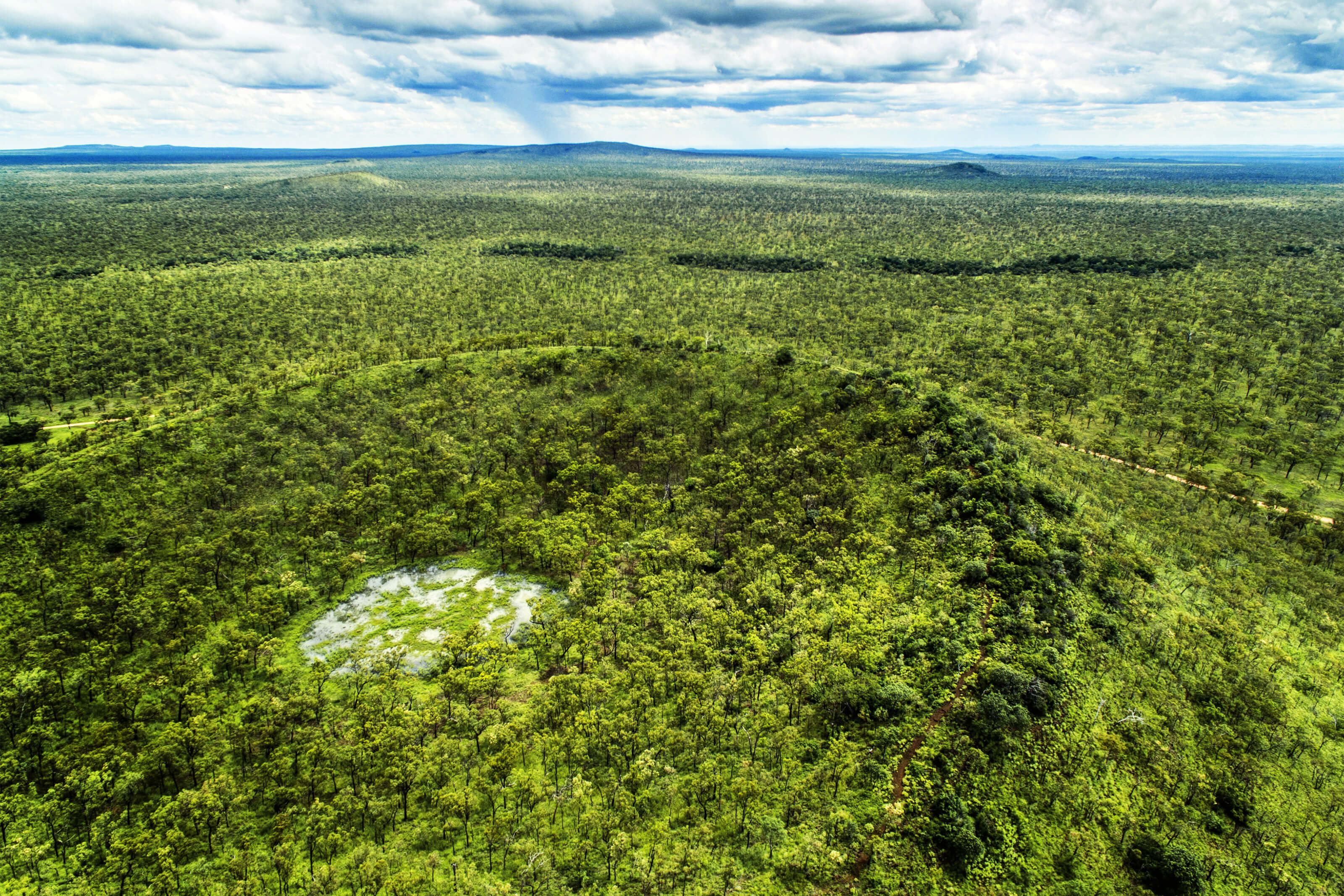 kalkani crater at undara volcanic national park