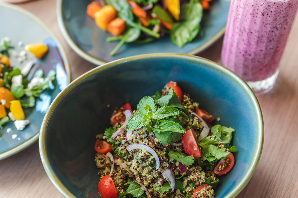 Lukure Caff quinoa salad