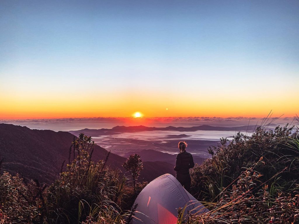 Sunrise from Mt Bartle Frere