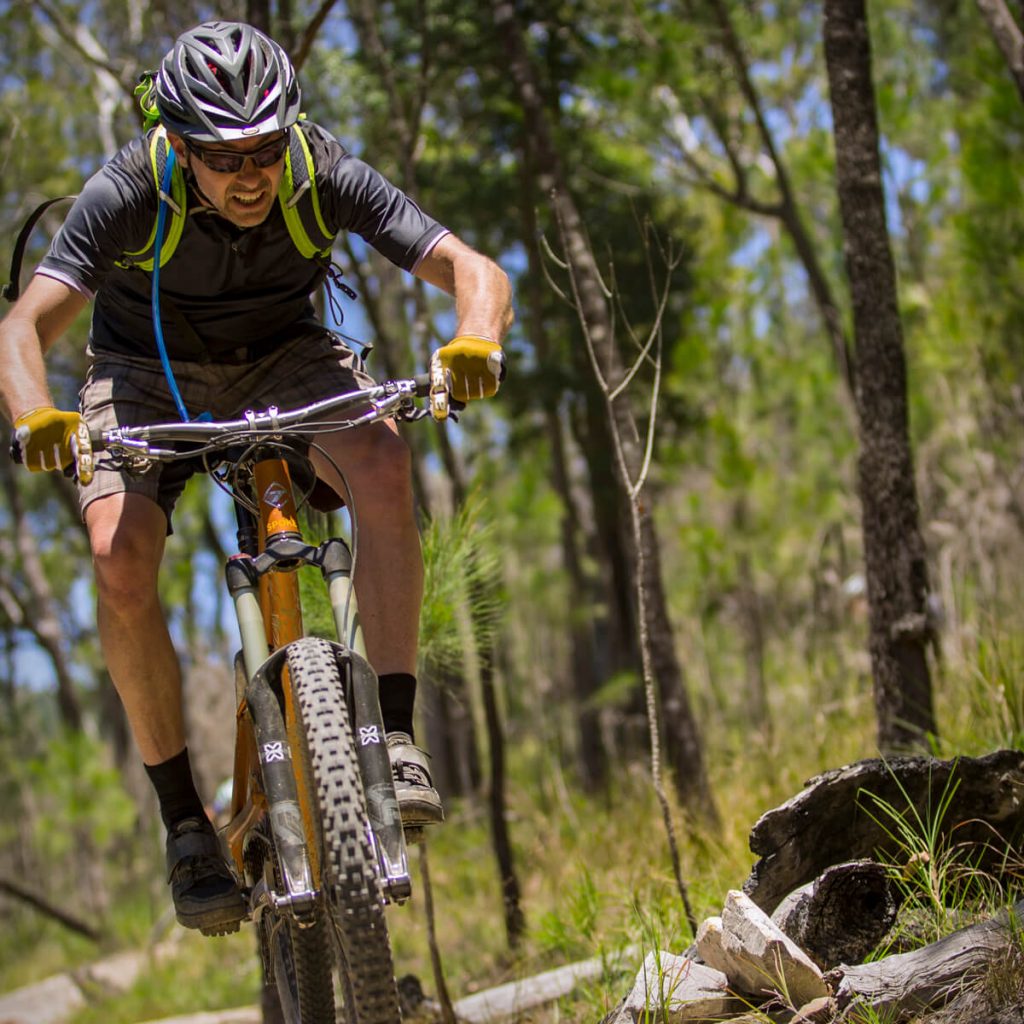 Mountain biking