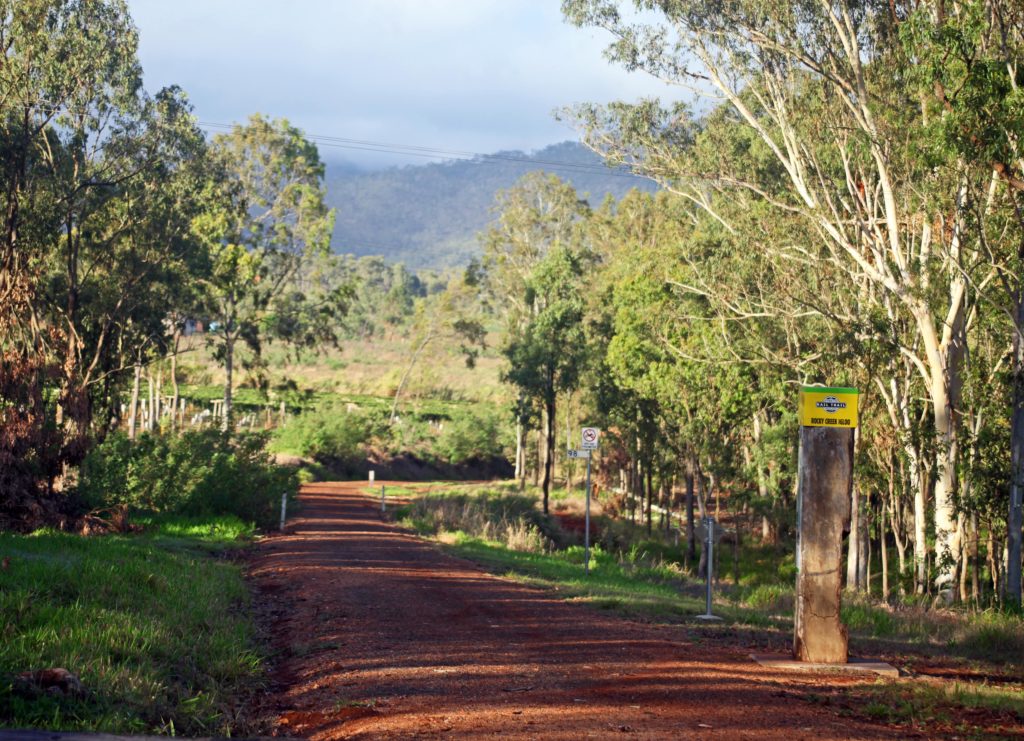 Rocky Creek sign