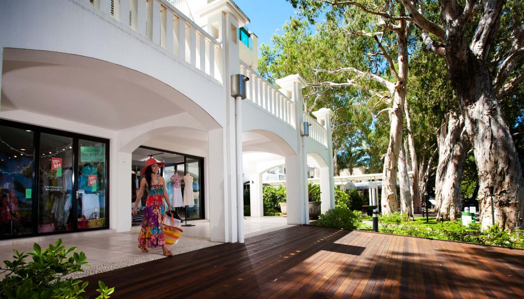 shopping in palm cove