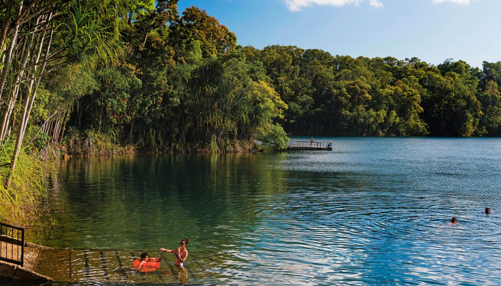 lake eacham on the atherton tablelands