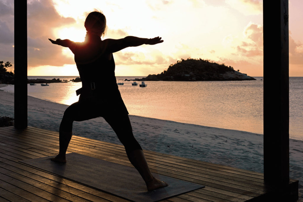 yoga at lizard island