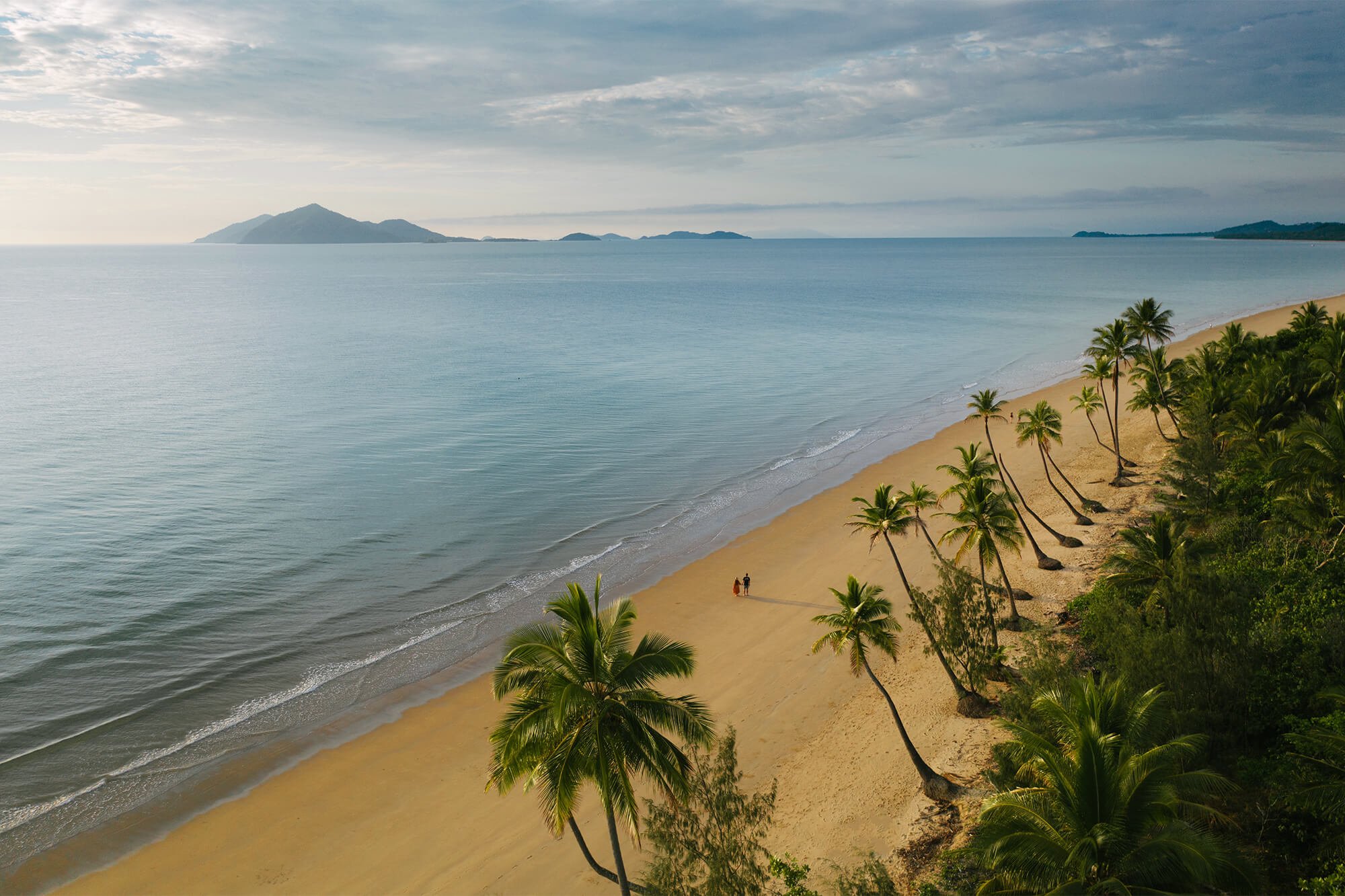 aerial image mission beach