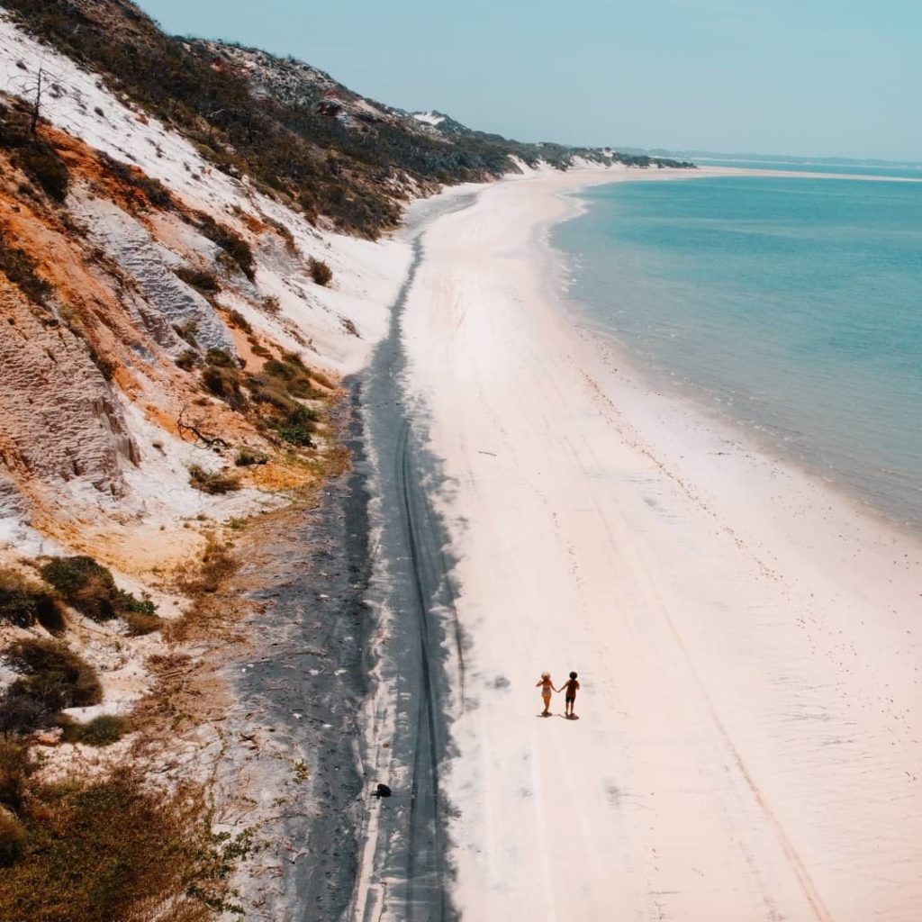 aerial image of elim beach