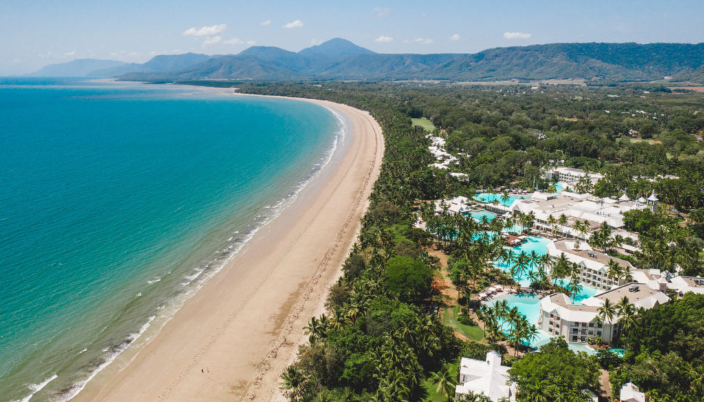 aerial of sheraton grand mirage port douglas