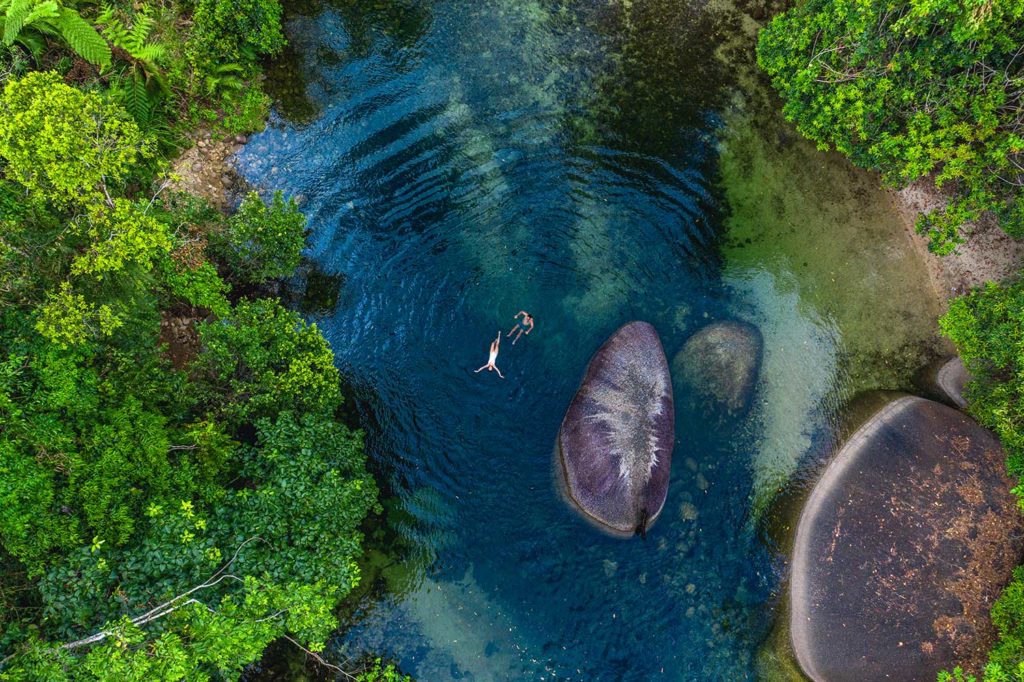 babinda boulders aerial