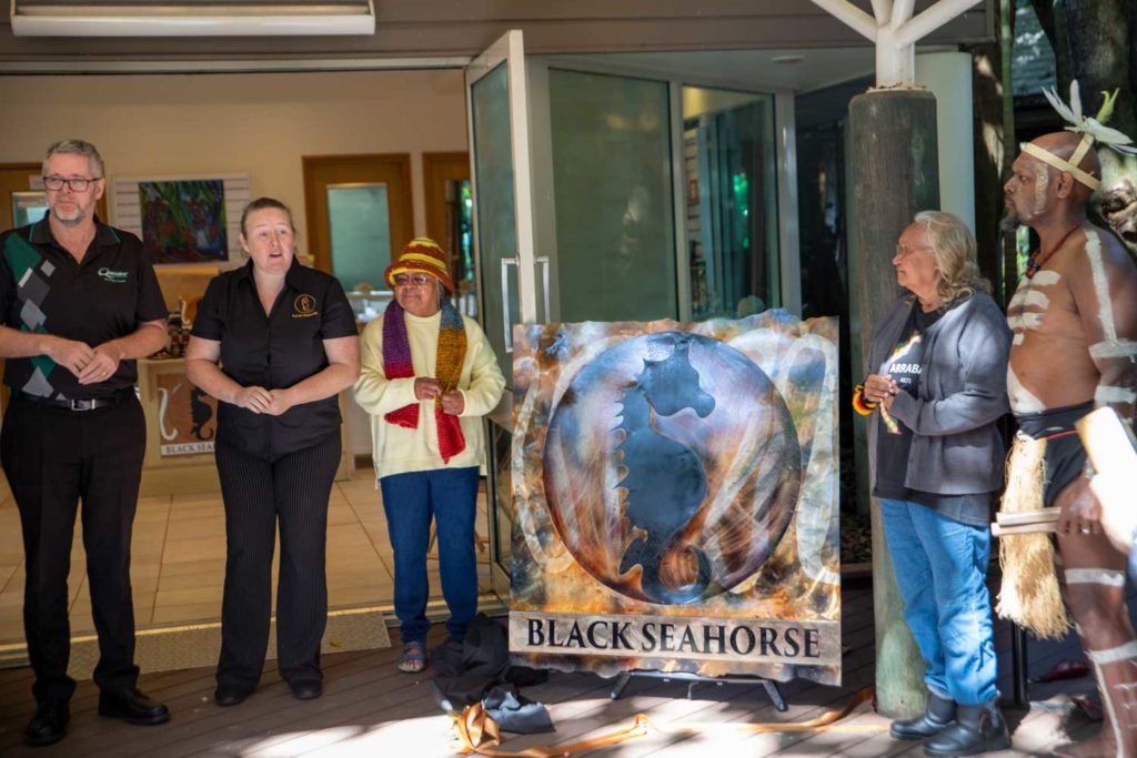 black seahorse gift shop opening