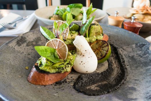 Avocado breakfast at Nu Nu Restaurant