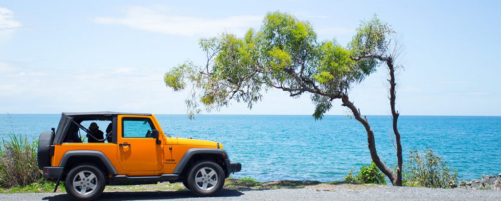 Car at Red Cliff point