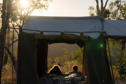 camping at jarramali rock art tours