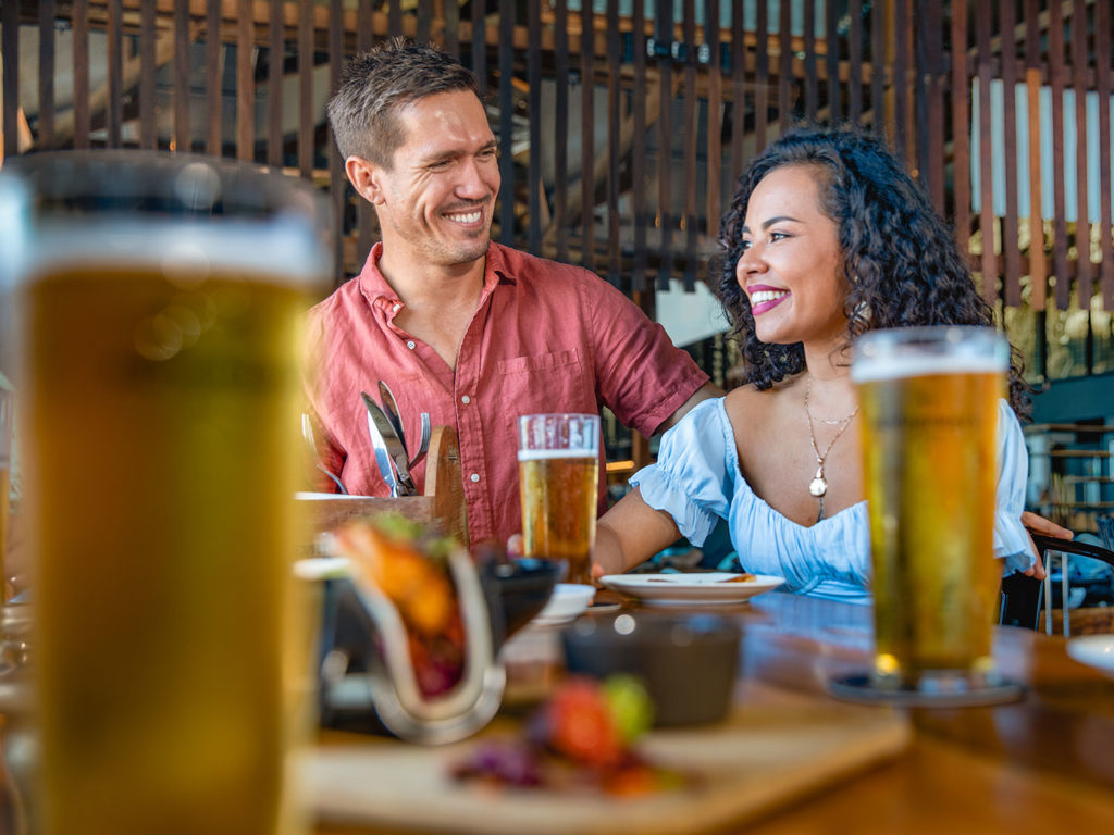 couple at hemingways brewery