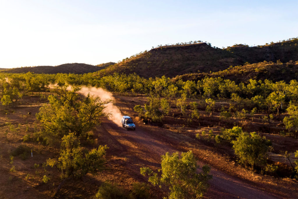 dirt road on the Savannah Way