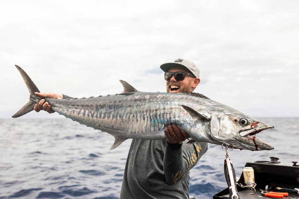 dyllon schultz with spanish mackerel