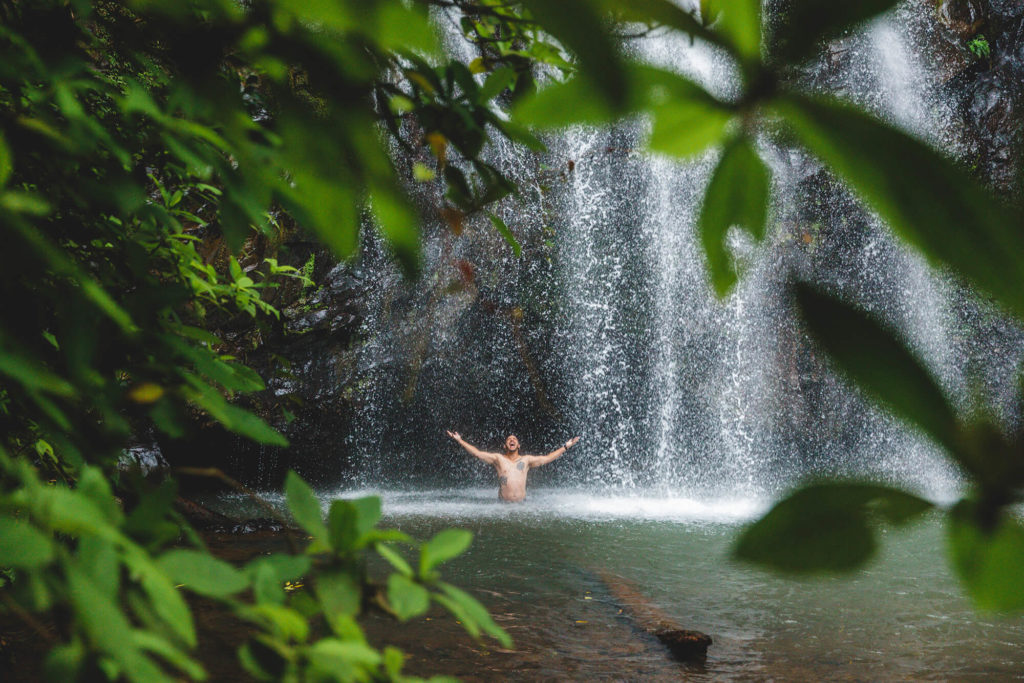 ellinjaa falls in summer tropical north queensland