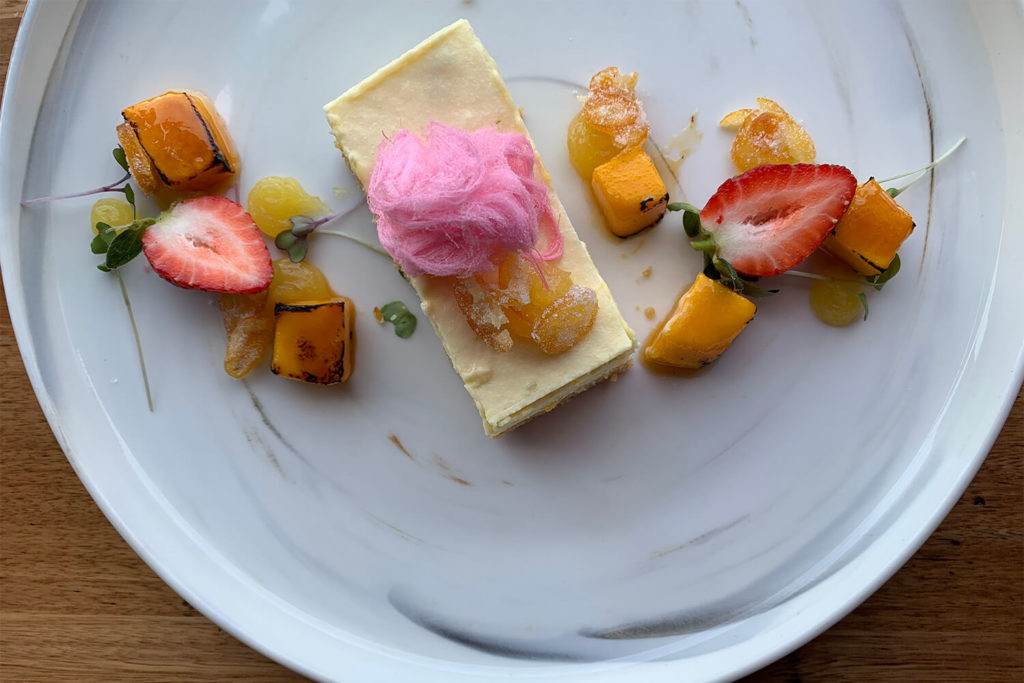 Mango & Lime Cheesecake at Ochre