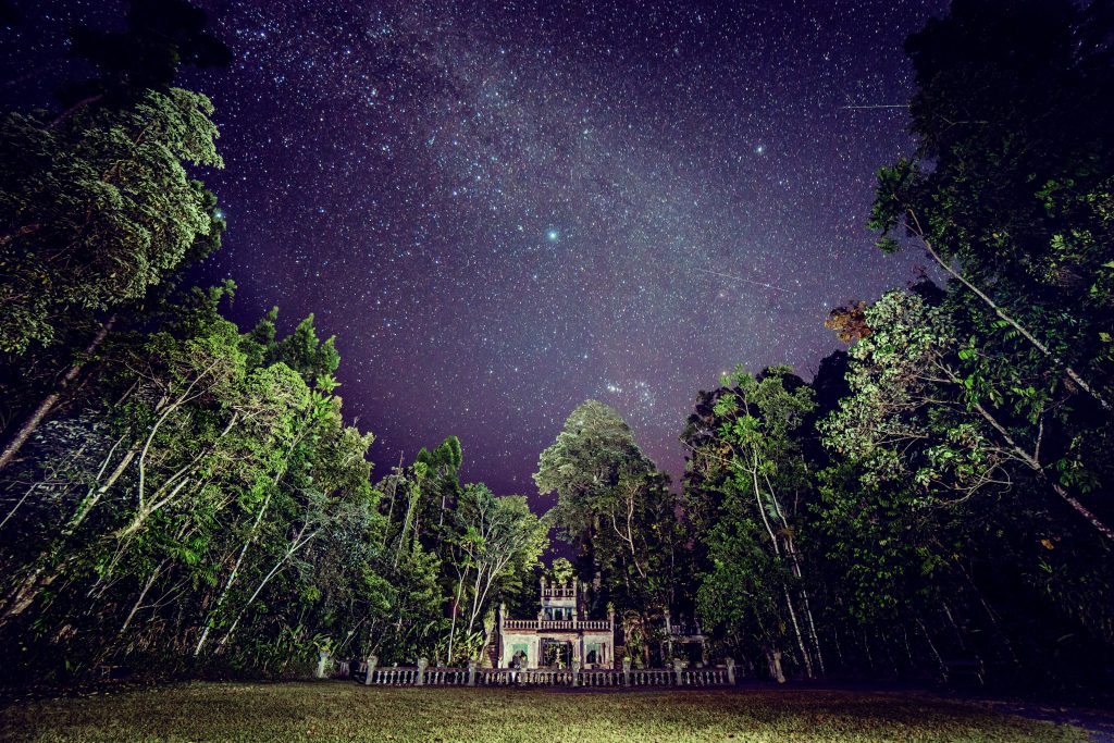 Paronella Park at night