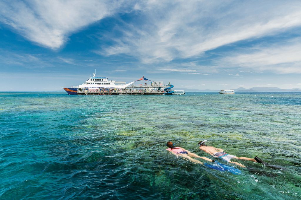 Snorkelling at Moore Reef