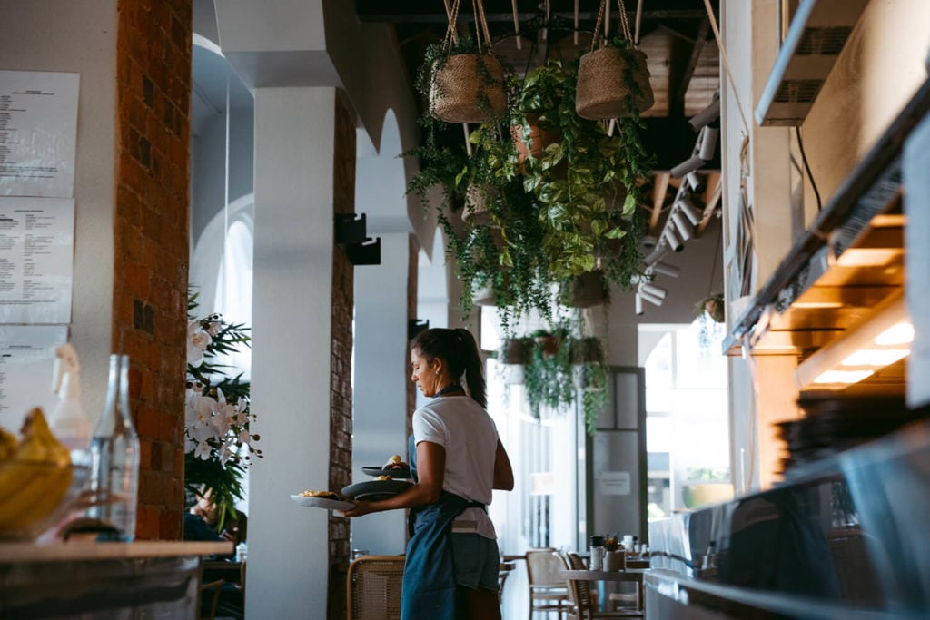 Hanging plants at The Chambers