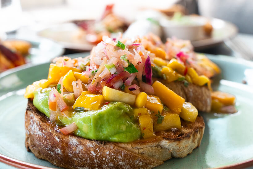 Tropical guacamole at moku novotel cairns oasis resort