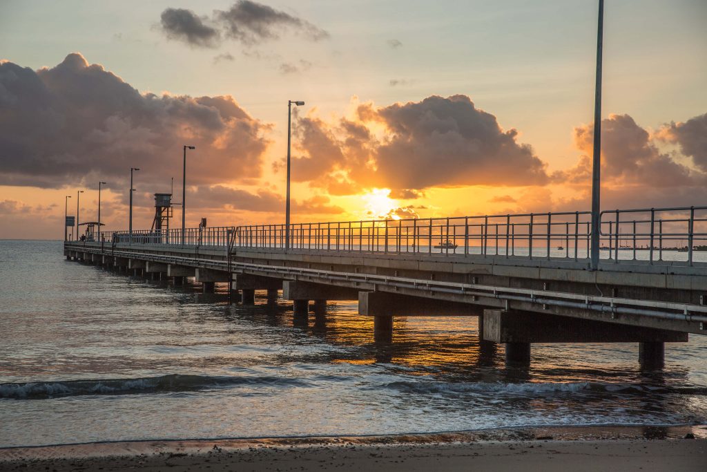 Narragon Beach Mission Beach jetty